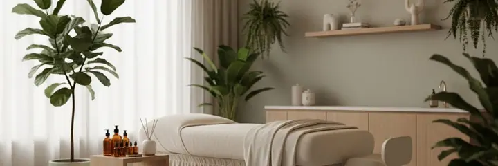 Serene med spa interior