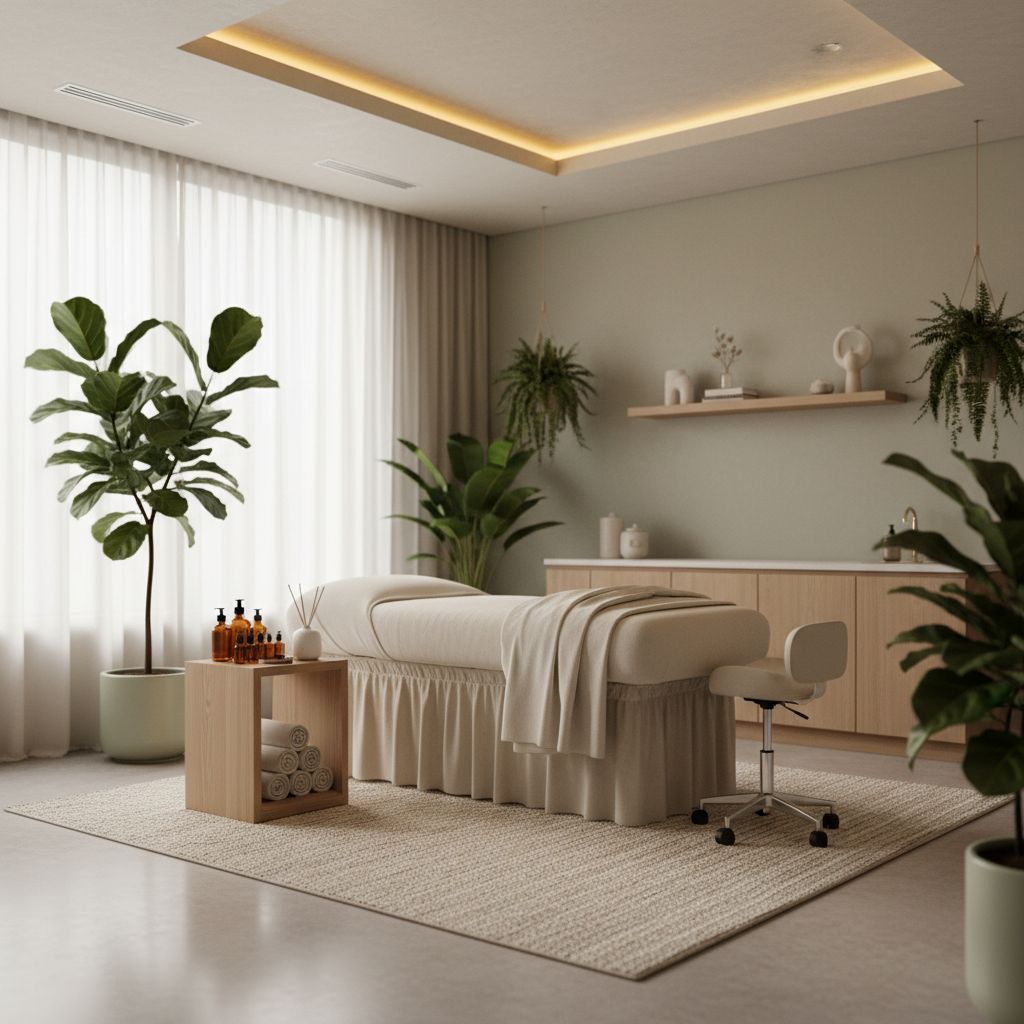 Serene med spa interior