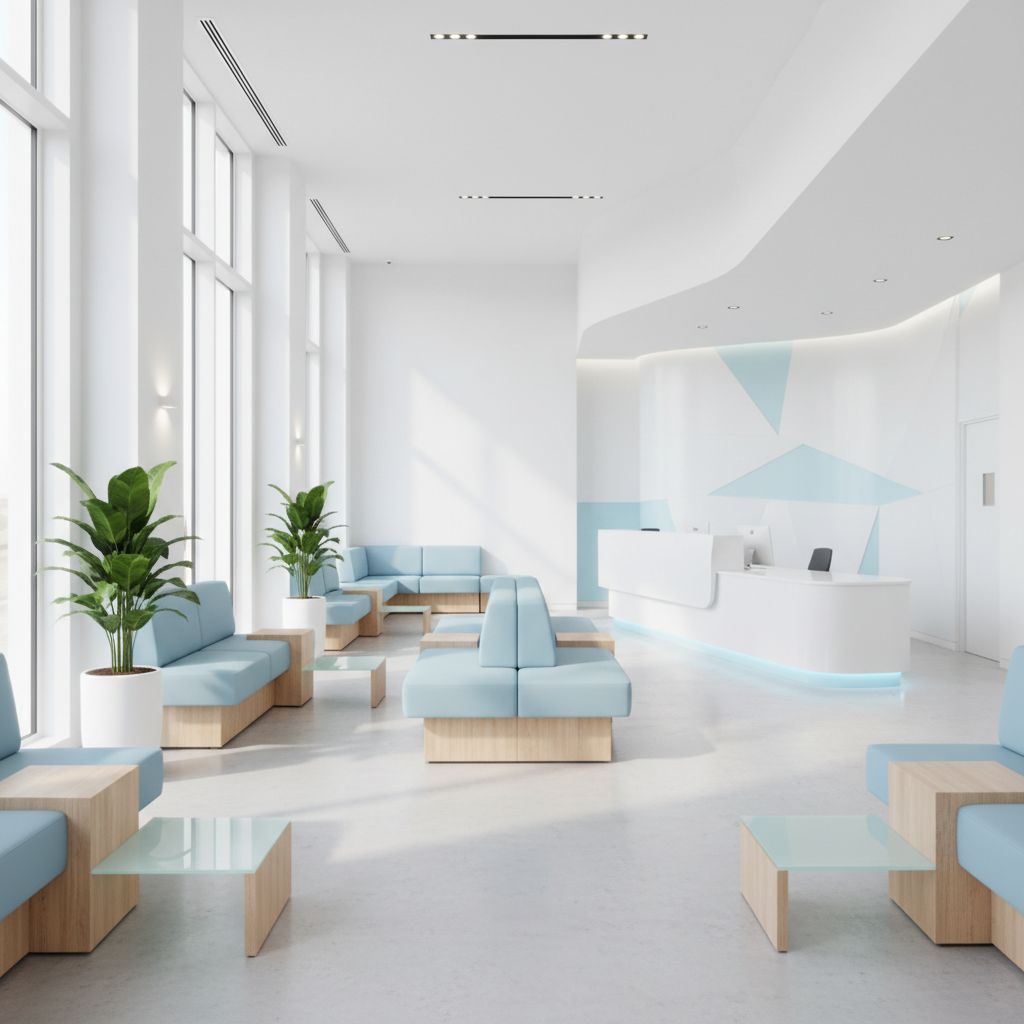 Modern medical clinic interior