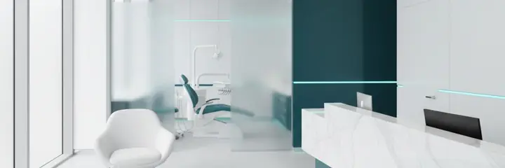 Modern dental clinic interior