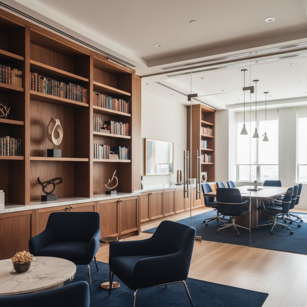 Modern law office interior