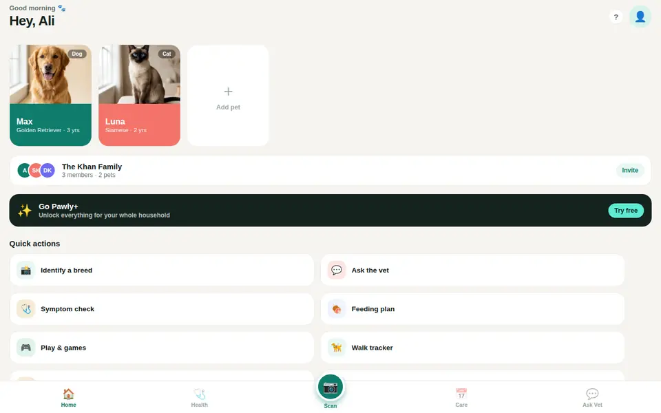 Screenshot of Pawly
